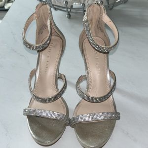 Kelly & Katie Women's Rhinestone Courtnee Open Toe Pumps Size: 6